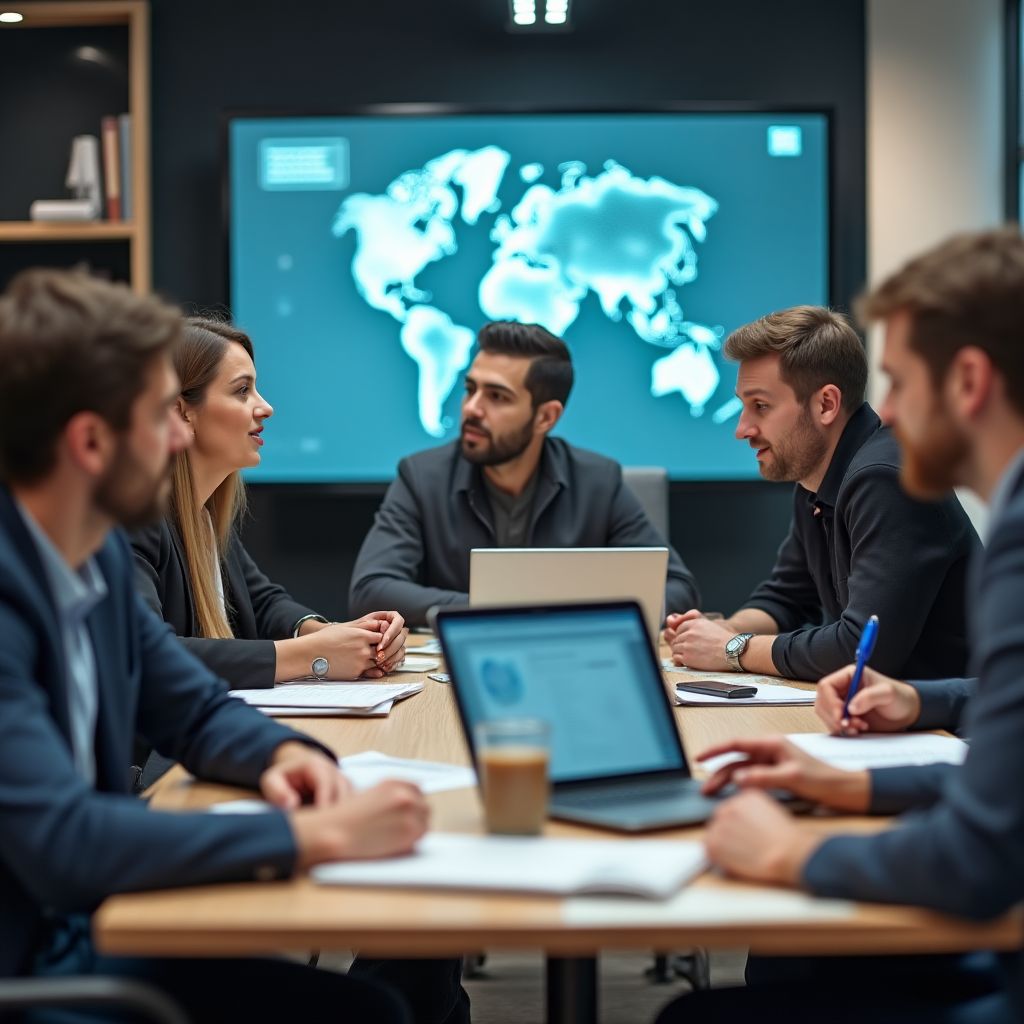 Interdepartmental collaboration session